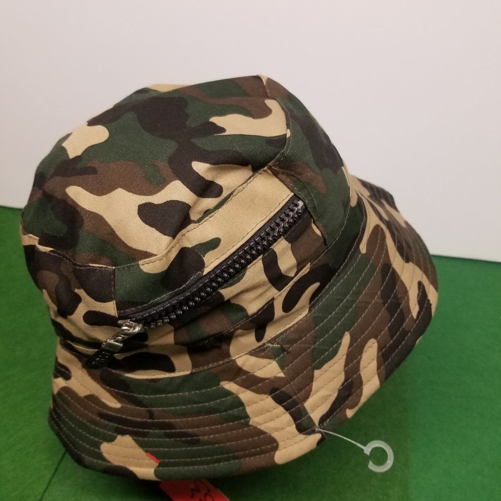 133 - Reversible Camo/Brown Floppy Hat